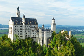 Neuschwanstein Castle in Bavaria, Germany