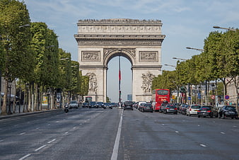 Arc de Triomphe Paris Avenue des Champs-Élysées Traffic