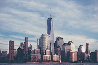 New York City Skyline with One World Trade Center