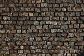 Textured Stone Brick Wall Background Pattern