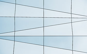 Abstract Perspective of Modern Glass Building Facade