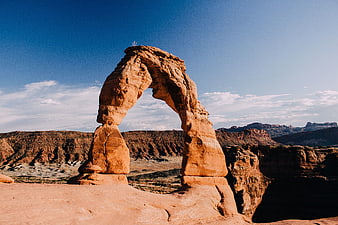 Delicate Arch Landscape in Arches National Park Utah