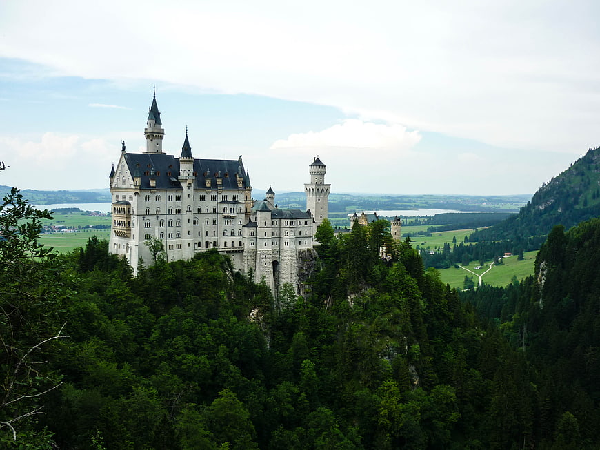 Neuschwanstein Castle in Bavaria, Germany