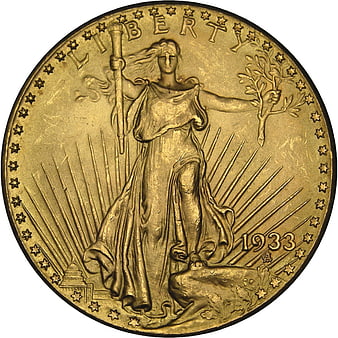 1933 Saint-Gaudens Double Eagle Gold Coin