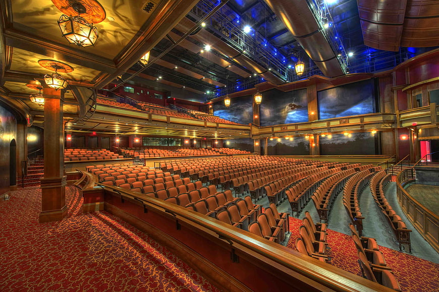 Interior of Ruby Diamond Concert Hall Auditorium