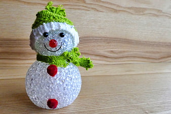 Cute Bubble Wrap Snowman Christmas Decoration