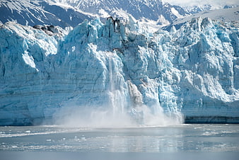 Massive Glacier Calving Event in Alaska
