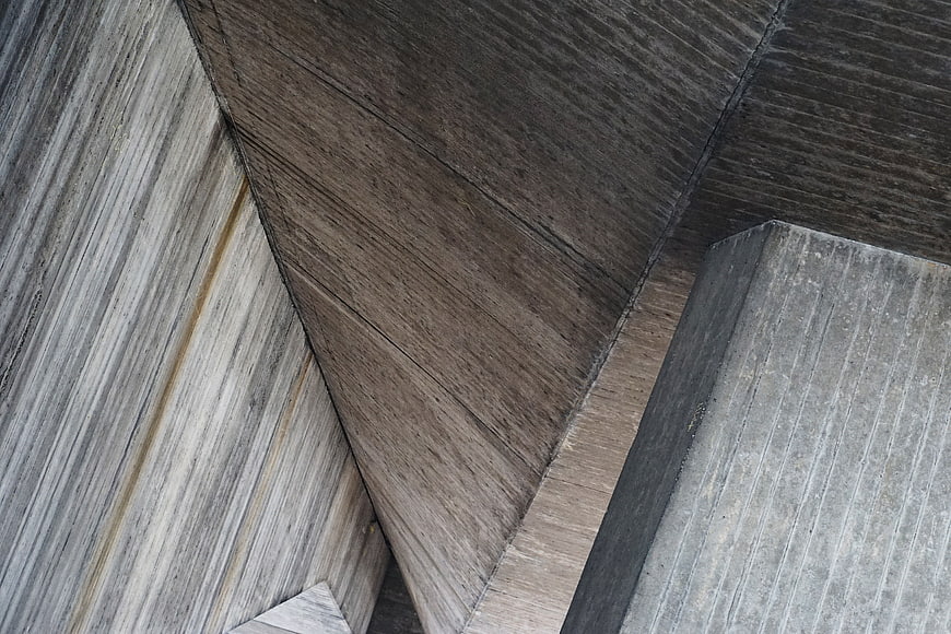 Abstract geometric concrete and wood texture background