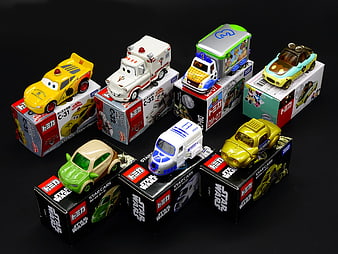 Collection of Tomica Star Cars and Disney Diecast Toy Vehicles