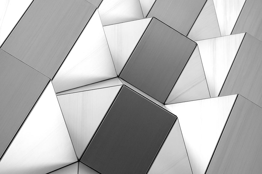 Abstract Geometric Metal Texture Background