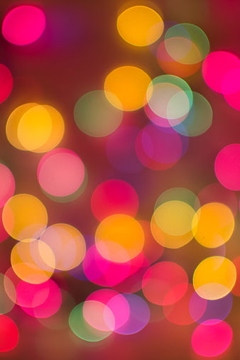 Abstract Colorful Bokeh Lights Background