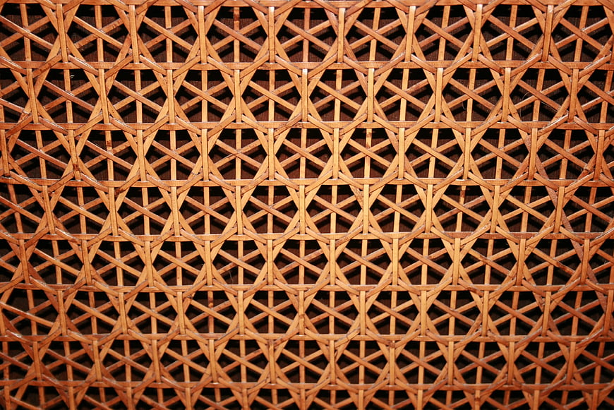 Brown Wicker Texture Pattern Background