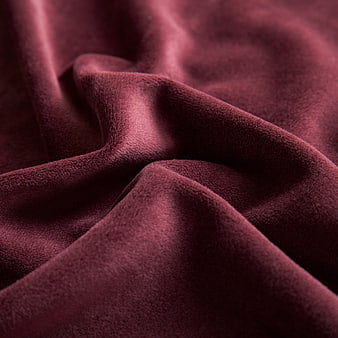 Deep Burgundy Velvet Fabric Texture Close Up