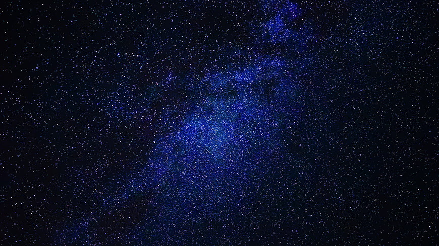 Milky Way Galaxy Starry Night Sky Background
