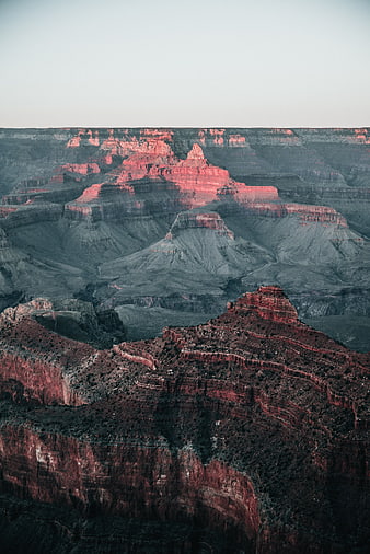 Dramatic Grand Canyon Sunset with Red Rock Formations