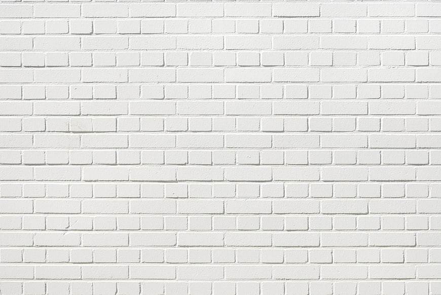 White Brick Wall Texture Background