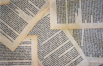 Vintage Open Book Pages With Italian Text And Aged Paper Texture