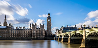 Big Ben and Westminster Bridge, London Skyline