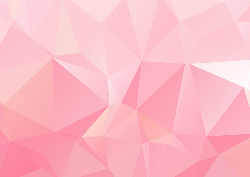 Soft Pink Geometric Low Poly Abstract Background Pattern