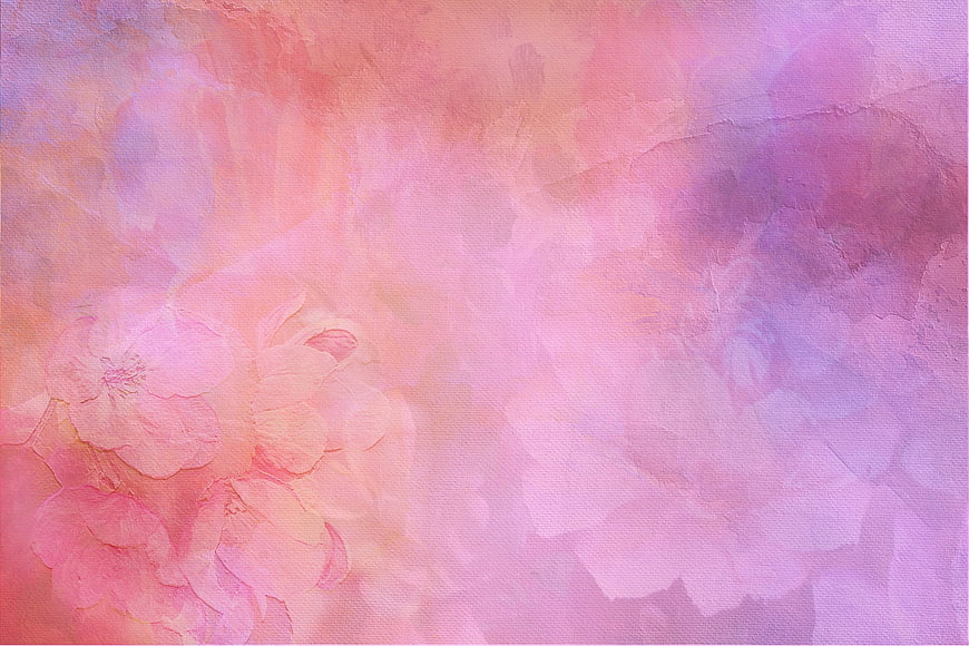 Soft Pink and Purple Floral Abstract Background