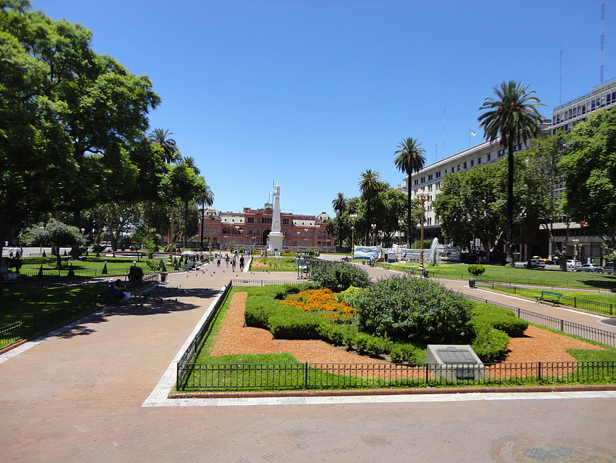 Plaza de Mayo and Casa Rosada in Buenos Aires, Argentina