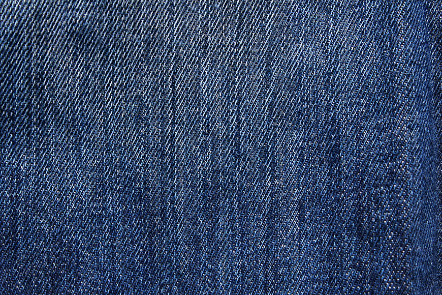 Close-up Blue Denim Fabric Texture Background
