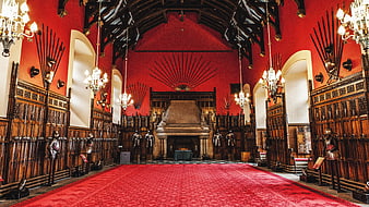Red Hall Interior Edinburgh Castle Scotland