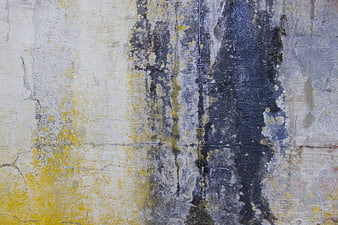 Weathered Concrete Wall Texture With Peeling Paint And Cracks
