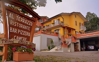 Italian Restaurant Al Terrazzo in Lessinia, Italy