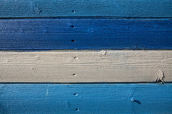 Textured Blue and White Painted Wooden Planks Background