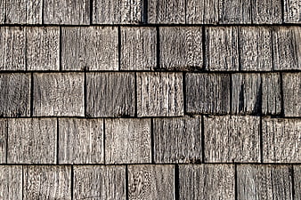 Weathered Gray Wood Shingles Texture Background