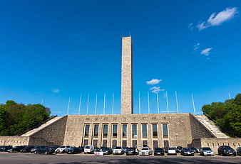 Olympic Tower Berlin Architecture Blue Sky