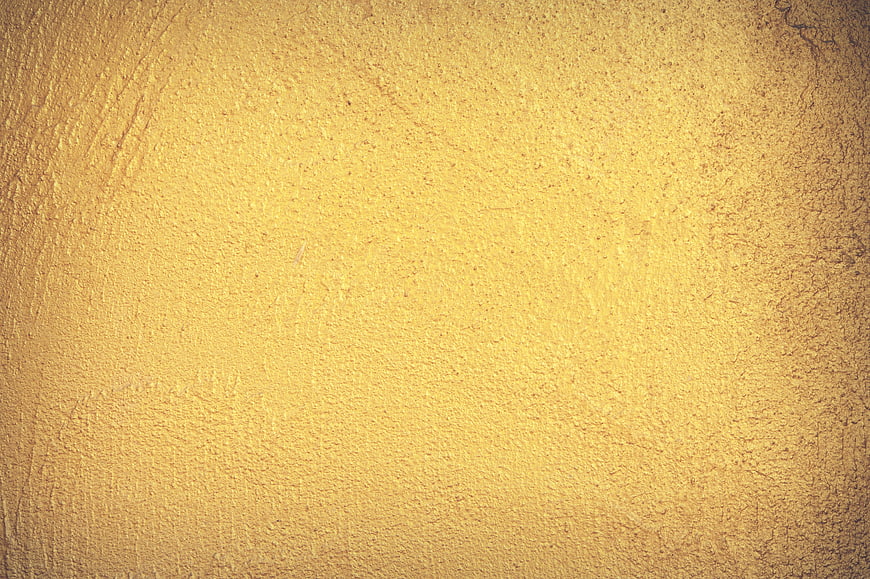 Textured Gold Metal Background with Vintage Vignette