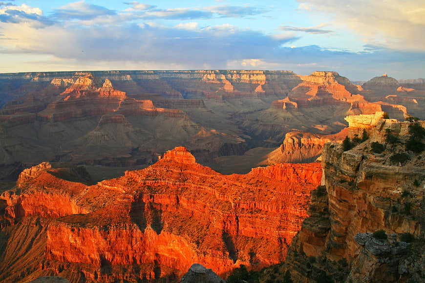 Sunset View of Grand Canyon National Park Arizona