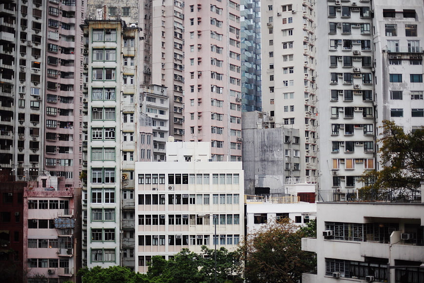 Dense Urban Architecture of High-Rise Residential Buildings
