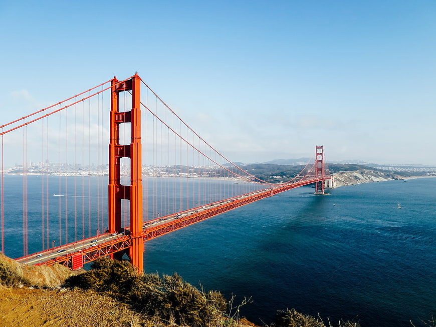 Golden Gate Bridge San Francisco Bay View