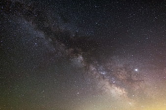 Milky Way Galaxy Night Sky with Stars and Nebula
