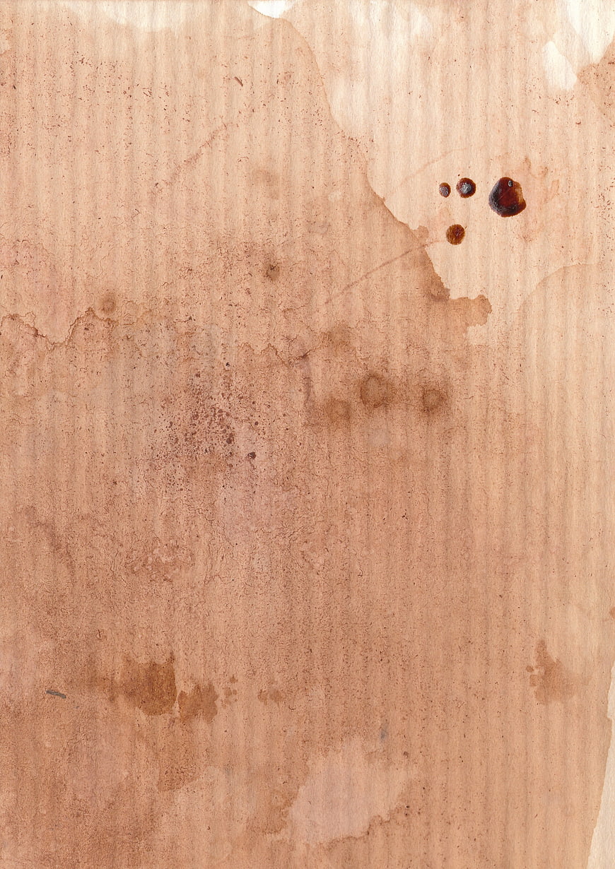 Coffee Stain Texture On Aged Wood Surface Background