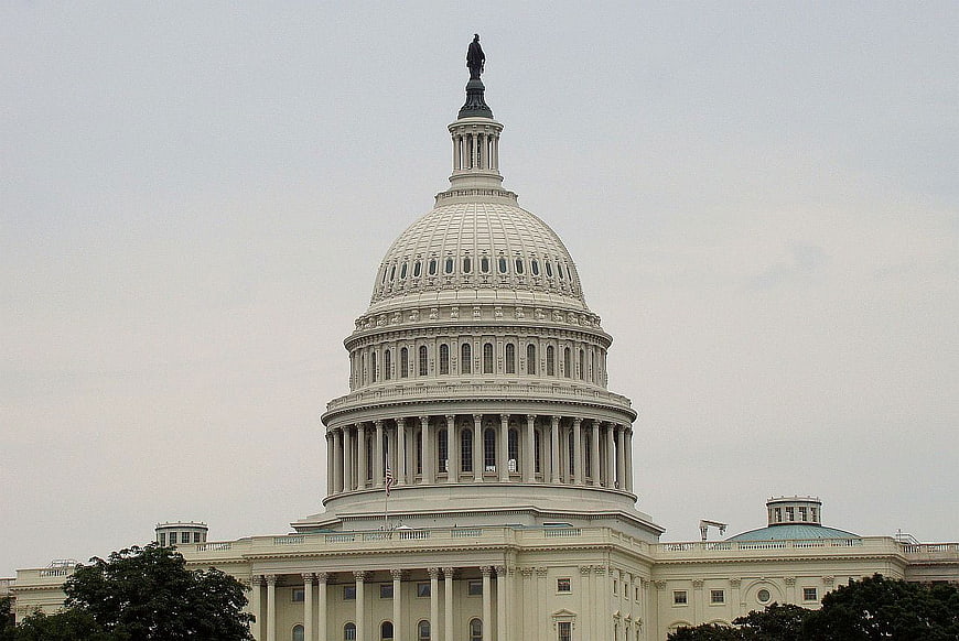 US Capitol Building Dome in Washington DC