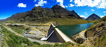 Hydroelectric Dam and Reservoir in Huanza, Peru