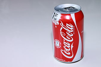 Coca-Cola Can Product Shot On White Background