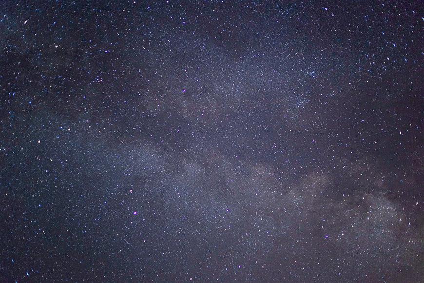 Milky Way Galaxy Starry Night Sky Background