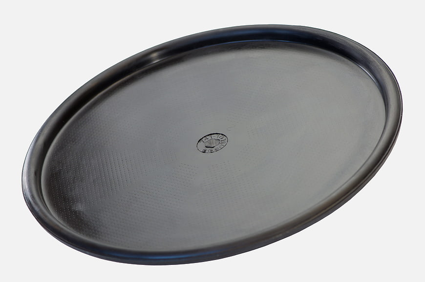 Black Circular Industrial Metal Part On White Background