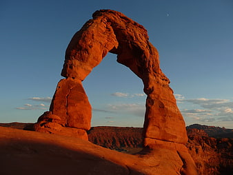 Delicate Arch at Sunset in Arches National Park
