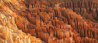 Sunlit Bryce Canyon Hoodoos and Rock Formations