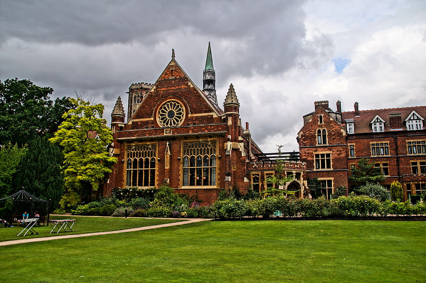 Hammerton College Cambridge UK Historic Red Brick Architecture