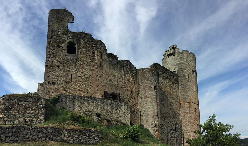 Medieval Castle Ruins of Najac in Southern France