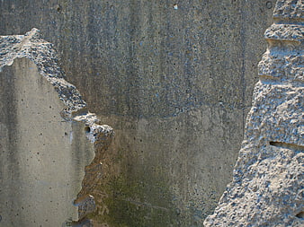 Weathered Concrete Wall Texture with Broken Edges
