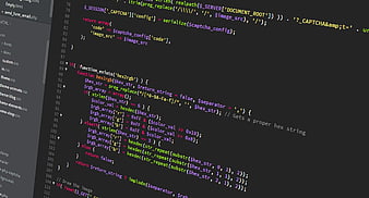 PHP programming code on dark screen