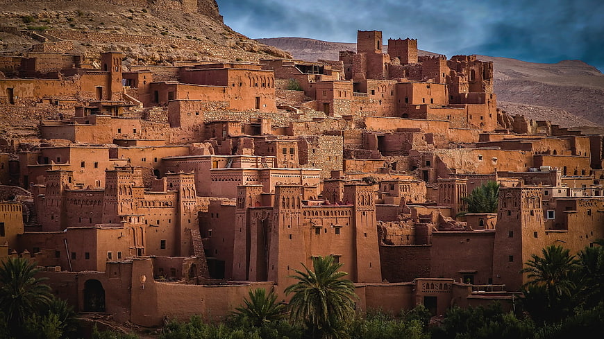 Ait Ben Haddou historic kasbah village in Morocco